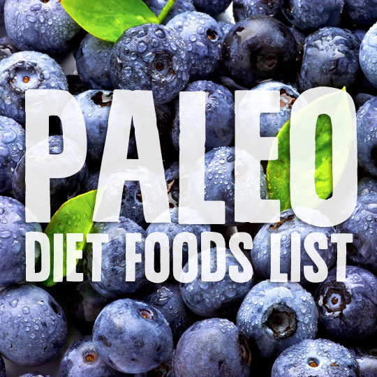Diet Paleo Food List