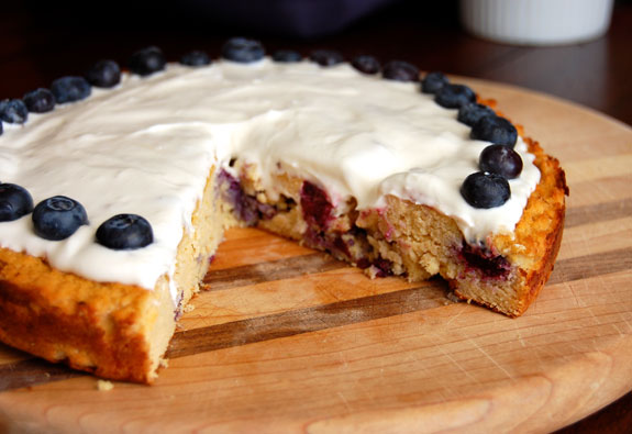 Gluten-Free Blueberry Lemon Cake | Paleo Grubs