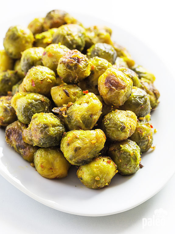 How should you roast Brussels sprouts?