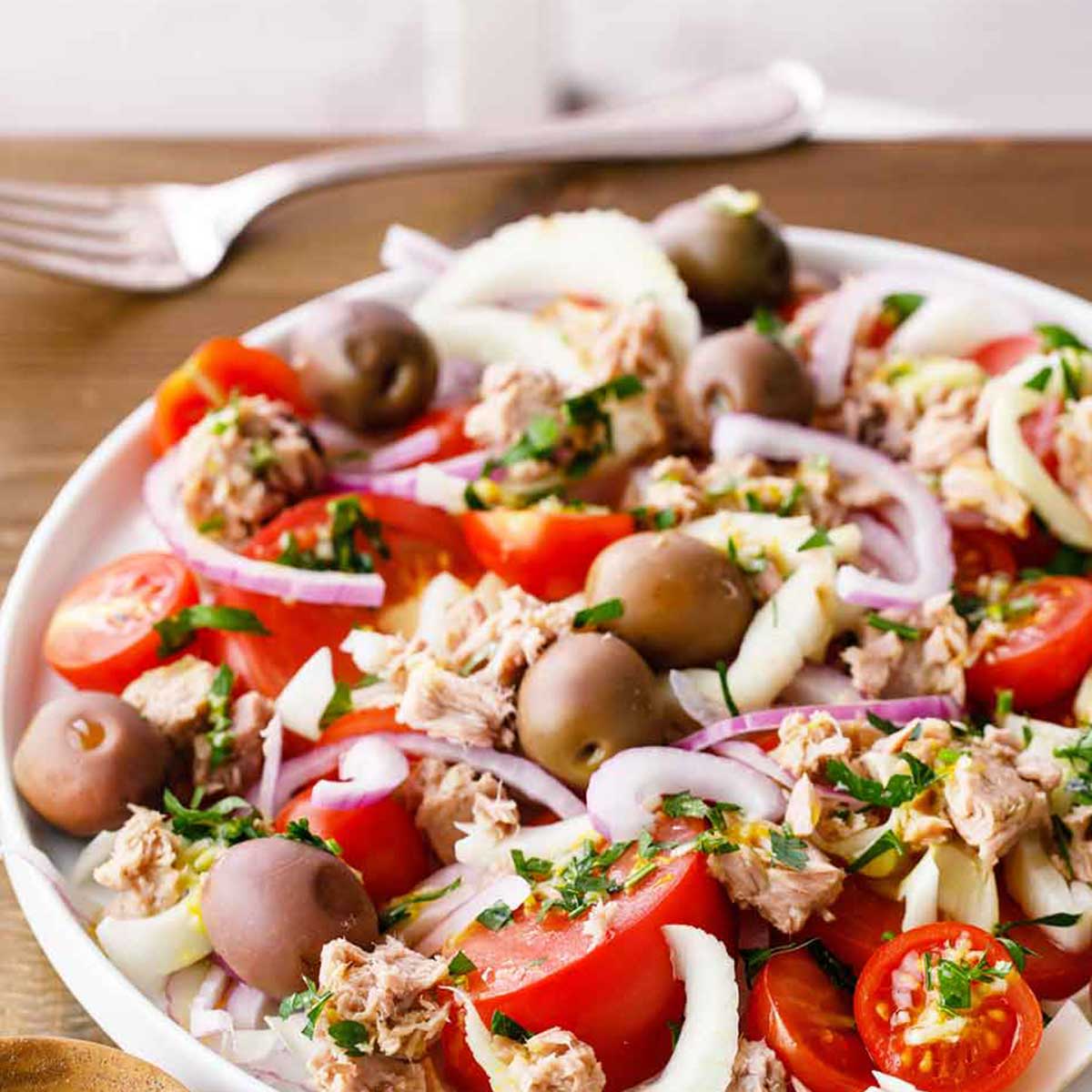 Download Tuna Pasta Salad No Mayo PNG