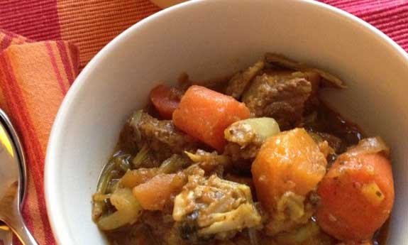 beef and butternut squash stew