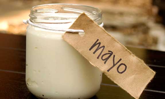 homemade olive oil mayo