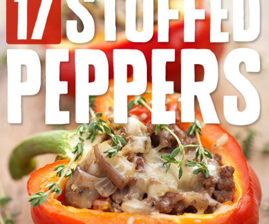 17 Tasty & Unique Stuffed Peppers- for every meal of the day.