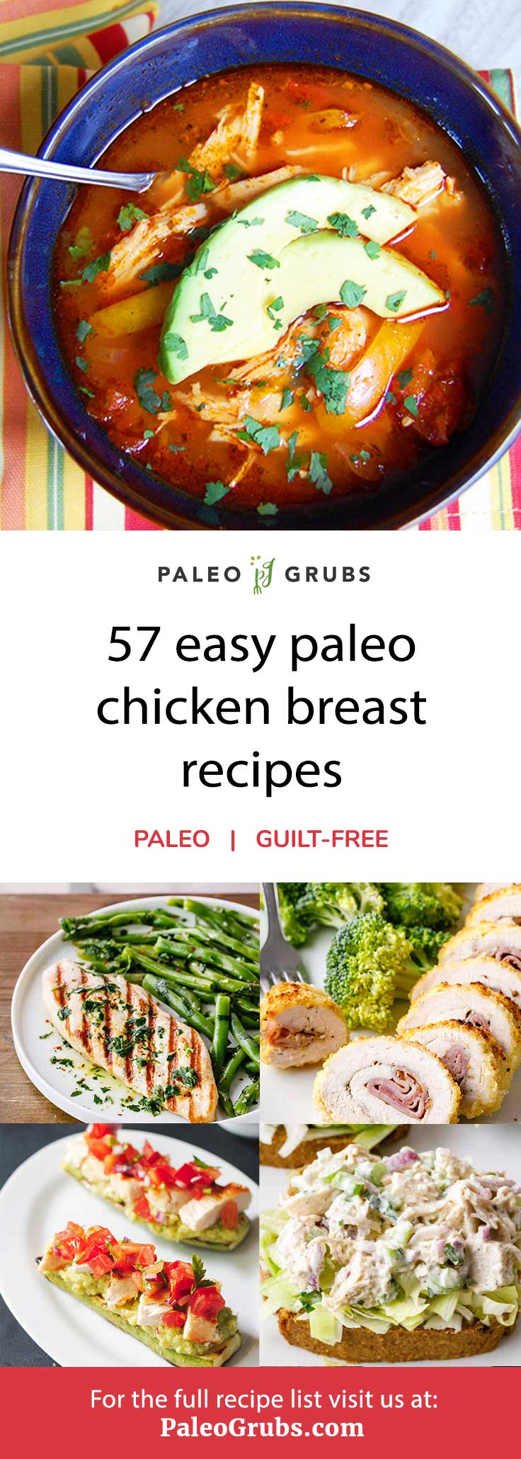 57 Easy Paleo Chicken Breast Recipes And Meal Ideas Paleo