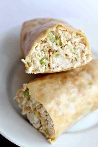 Paleo Chicken Salad Wraps