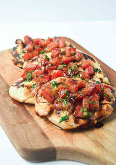 Whole30 Bruschetta Grilled Chicken