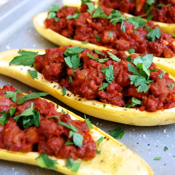 Paleo Stuffed Yellow Squash | Paleo Grubs