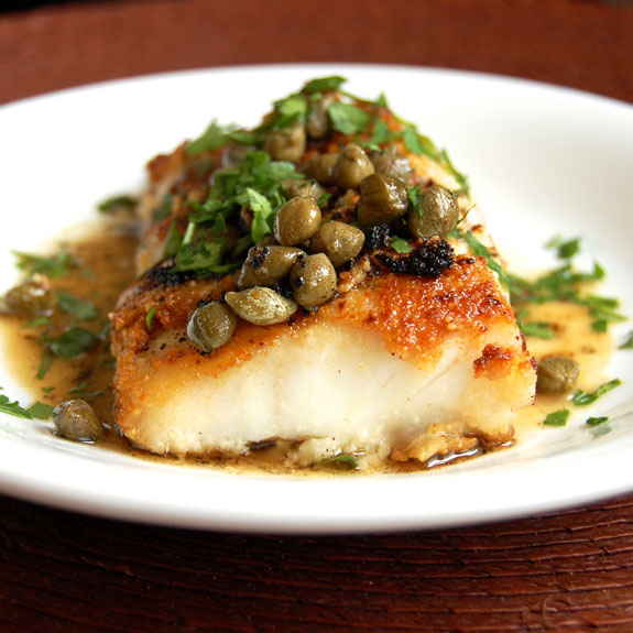 Simple Cod Piccata- a tasty, healthy and super easy cod recipe.