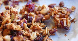 sweet and salty granola