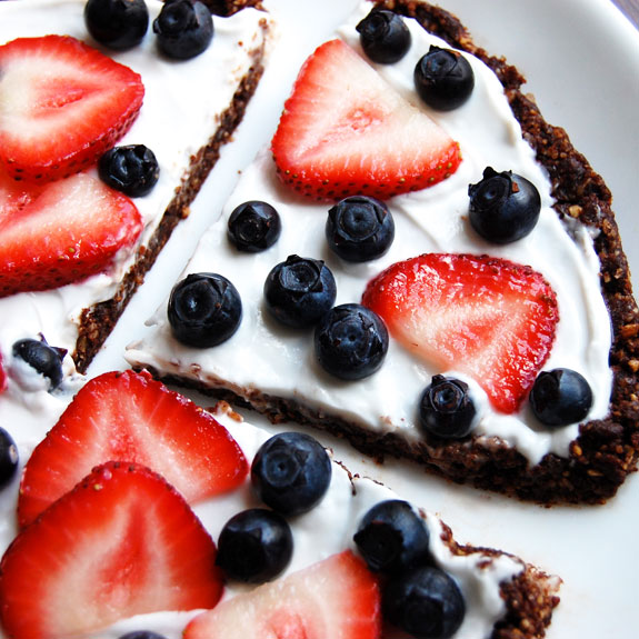 Dessert Fruit Pizza– holy yum! This is so addictive. Seriously, try to make a batch and not eat the whole thing yourself.