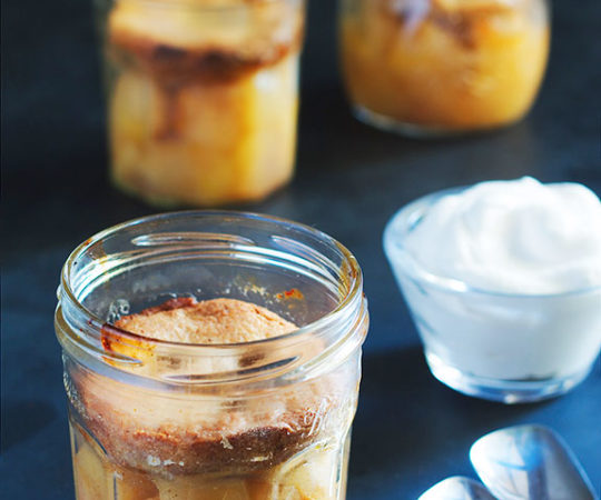Our apple pie in a jar is all kinds of yum, and the best part is it goes where you go! My kids are obsessed with it and my friends request it every time they come over.