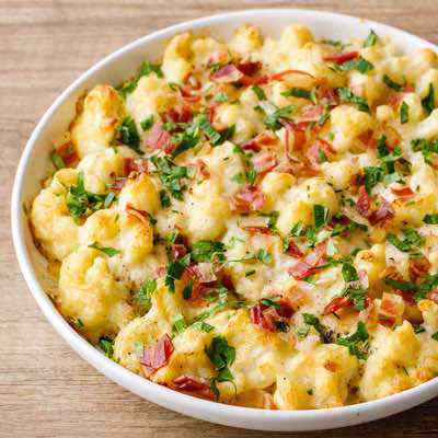 Loaded Cauliflower Bake