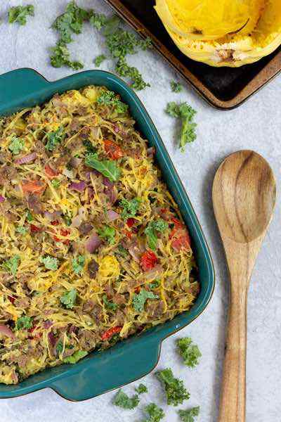 Paleo Spaghetti Squash Casserole