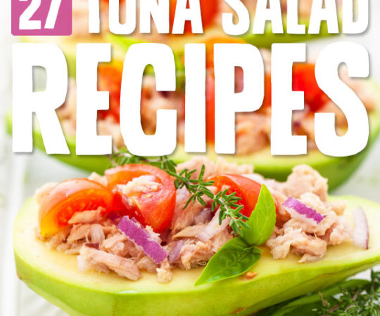 Tuna salad makes the perfect healthy meal or snack. It is packed with protein, fresh and easy on your stomach. Here are my favorites!