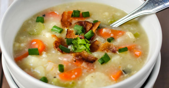 Cauliflower-Clam-Chowder