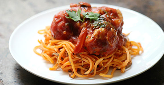 Italian-Chicken-Meatballs-With-Sweet-Potato-Spaghetti