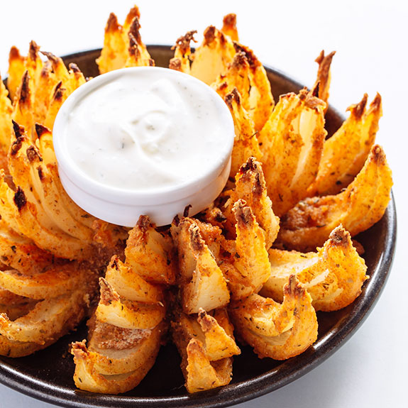 baked blooming onion