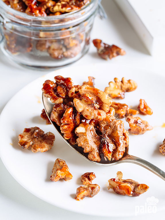Cinnamon Roasted Walnuts are the perfect snack to-go or a treat for when guests pop by.