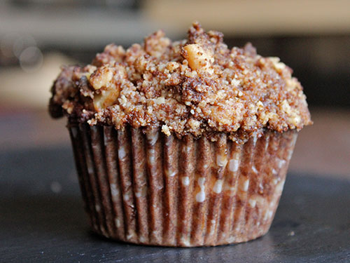 Apple Butter Crumble Muffins