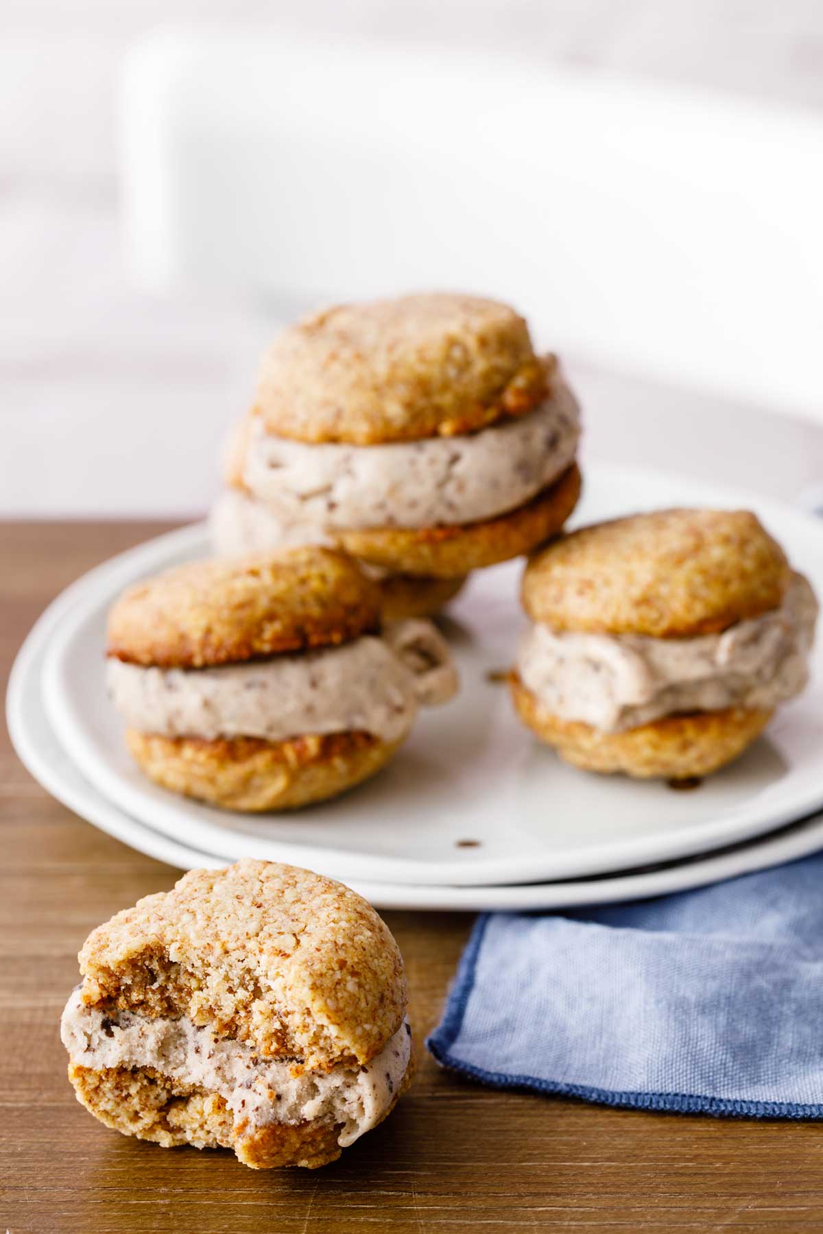 Cookie Ice Cream Sandwiches - Unbound Wellness