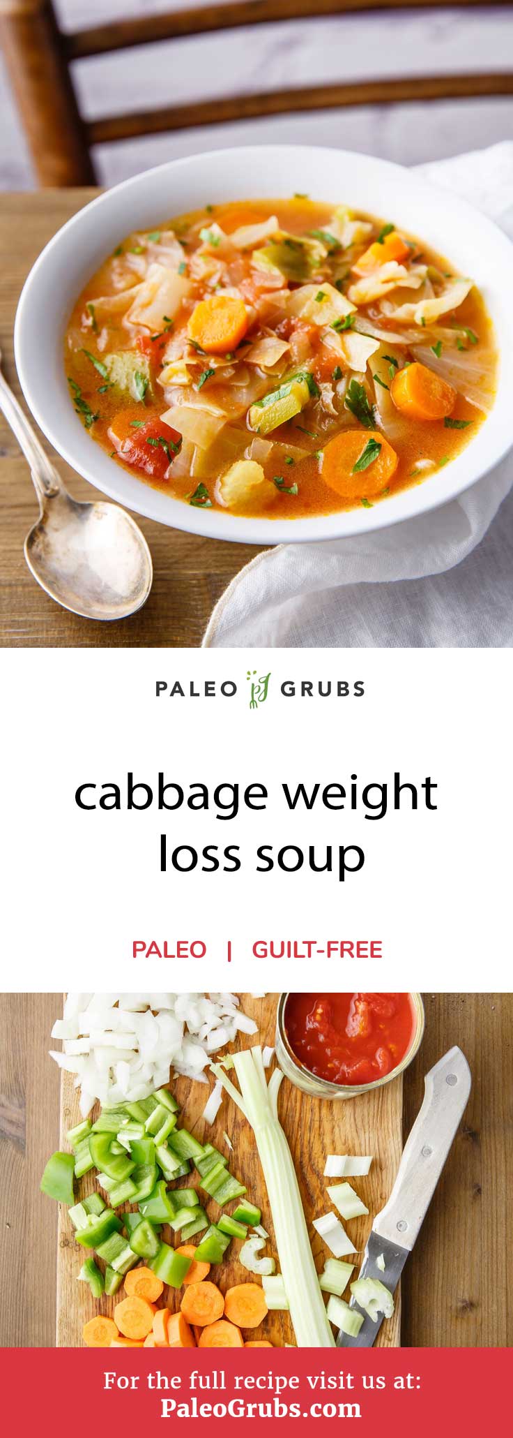 This nutrient-dense homemade cabbage weight loss soup is a fantastic way to help you lose some of those extra pounds you’ve been looking to drop. Using a variety of garden vegetables, your choice of chicken or beef broth, and some delicious herbs and spices like cumin and parsley, it’s ideal for anyone trying to keep their calories low while still making sure they get an adequate intake of vitamins and minerals.