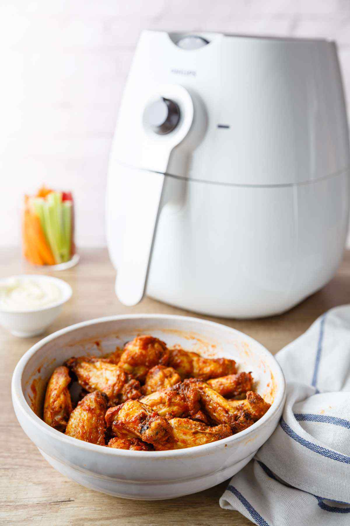 air fried wings recipe