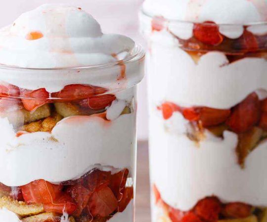 Strawberry Shortcake in a Jar