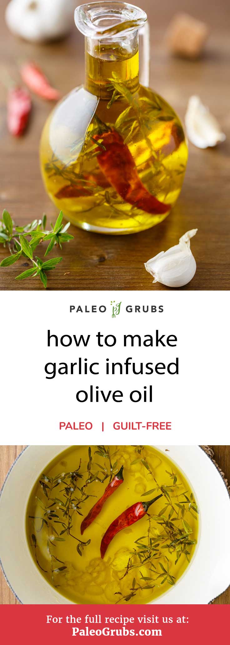 how to make garlic infused olive oil (good with everything)