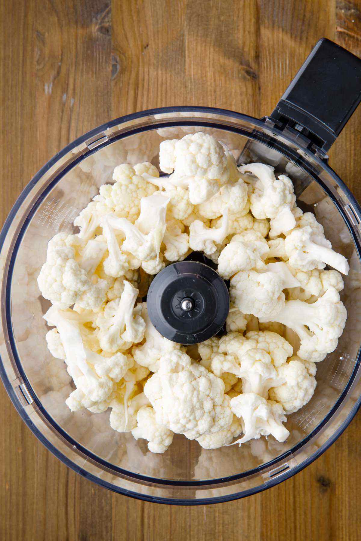 blending cauliflower
