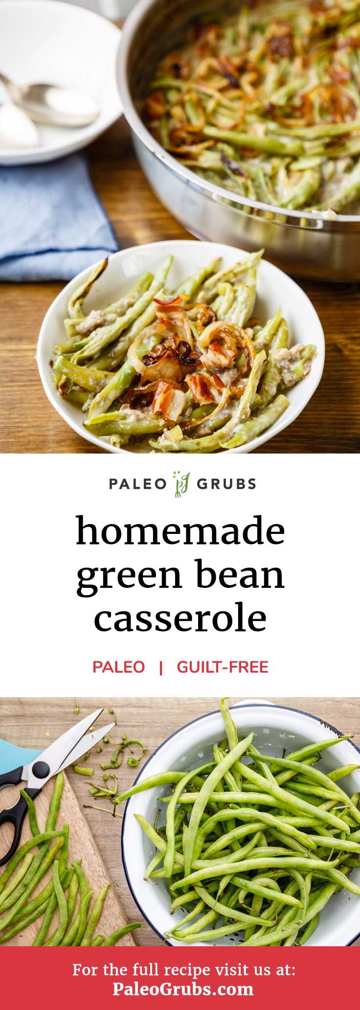 There’s two things that I just love about the holiday season. The first is getting together and spending time with all of my loved ones. And the second? You guessed it -- all of the delicious food that’s on offer. This green bean casserole recipe is the perfect dish to enjoy with your friends and family!