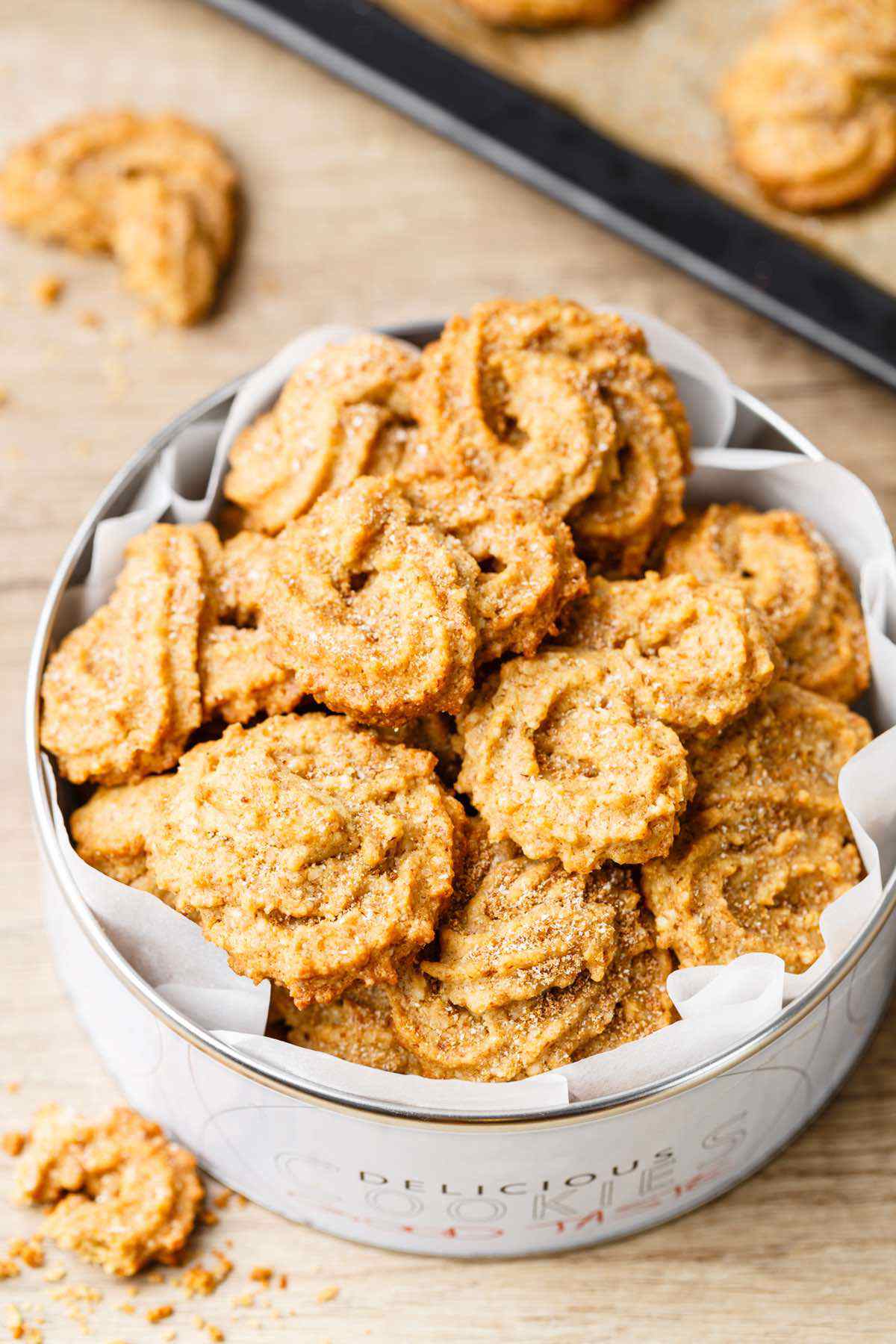 paleo christmas spritz cookies