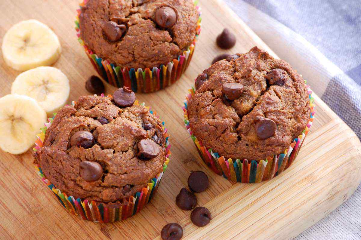 Chocolate Chip Banana Muffins