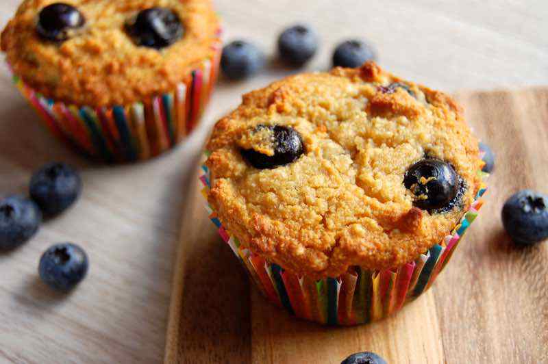 Paleo Blueberry Muffins