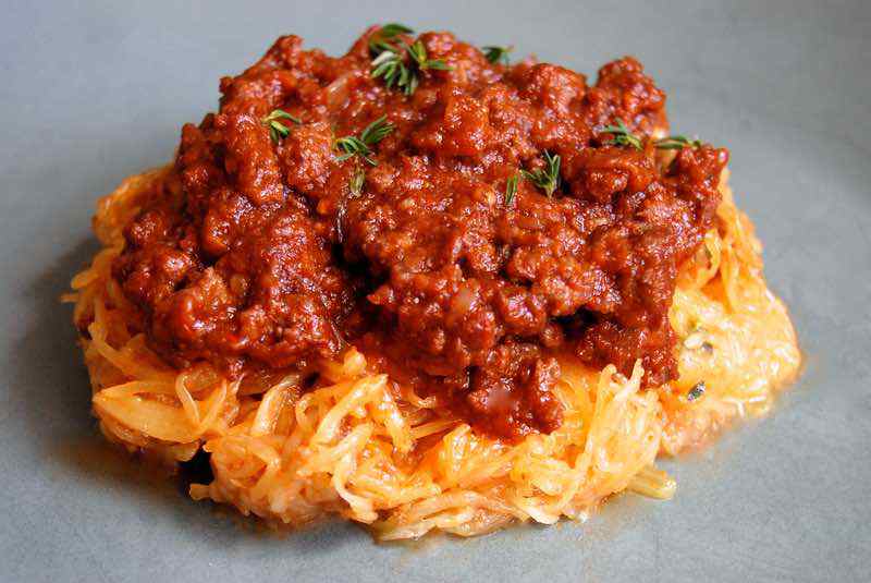 Paleo Ground Beef Bolognese Sauce