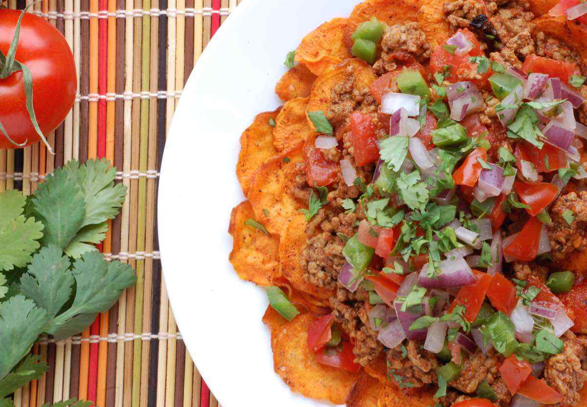 Taco Nachos with Salsa