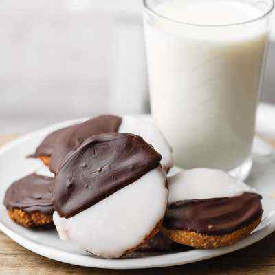 Easy Black and White Paleo Cookies