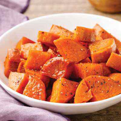 Easy Glazed Baked Sweet Potatoes