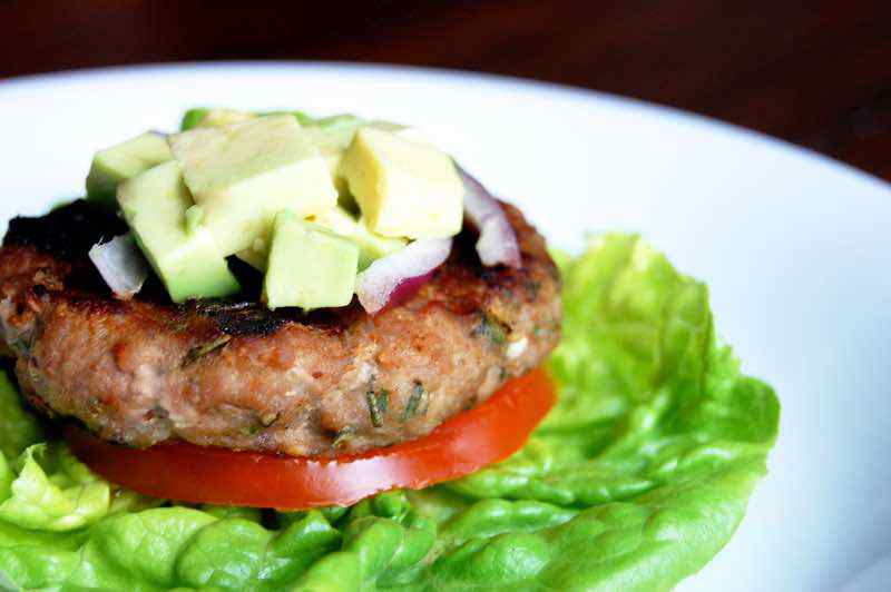 Herbed Paleo Ground Turkey Burgers