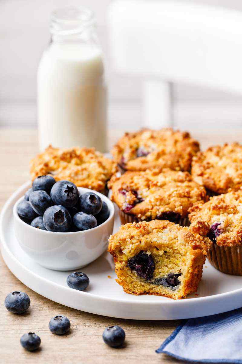 Paleo Blueberry Muffins