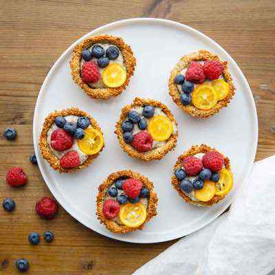 Paleo Granola Breakfast Cups with Homemade Cashew Yogurt