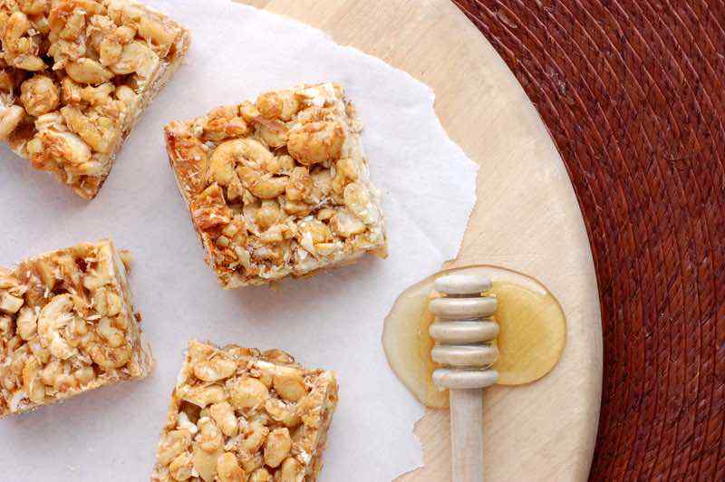 Paleo Honey Nut Breakfast Bars