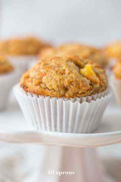 Peach Ginger Paleo Muffins