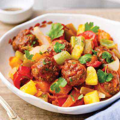 Sweet and Sour Paleo Meatballs