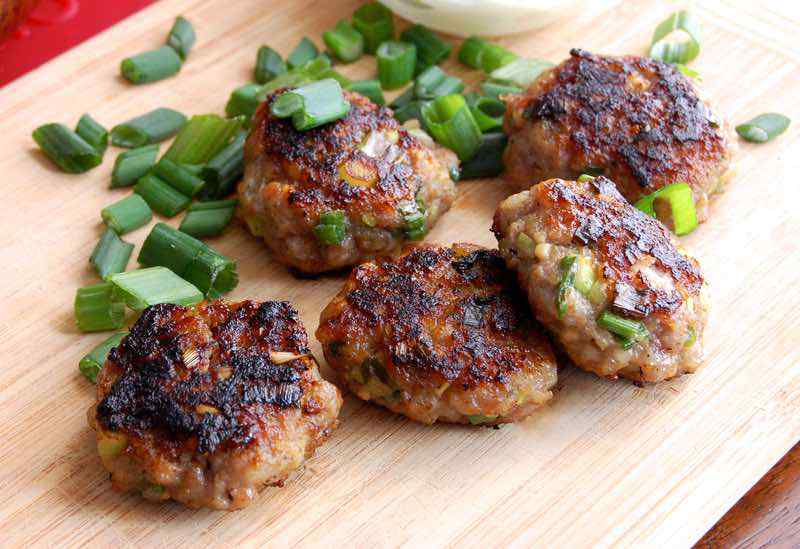 Thai Paleo Pork Meatballs