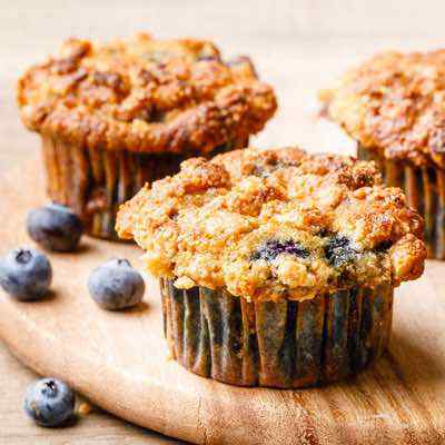 The Best Coconut Flour Paleo Blueberry Muffins