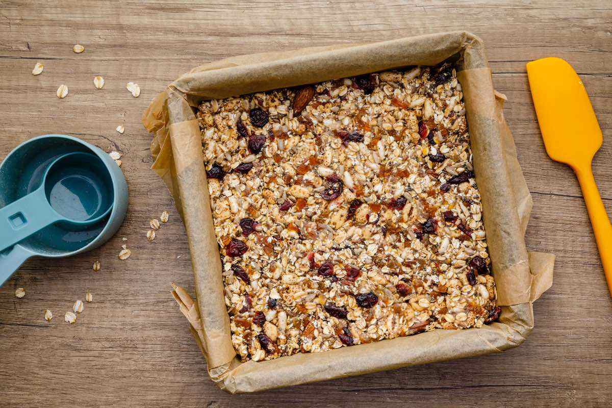 Almond Butter Paleo Granola Bars