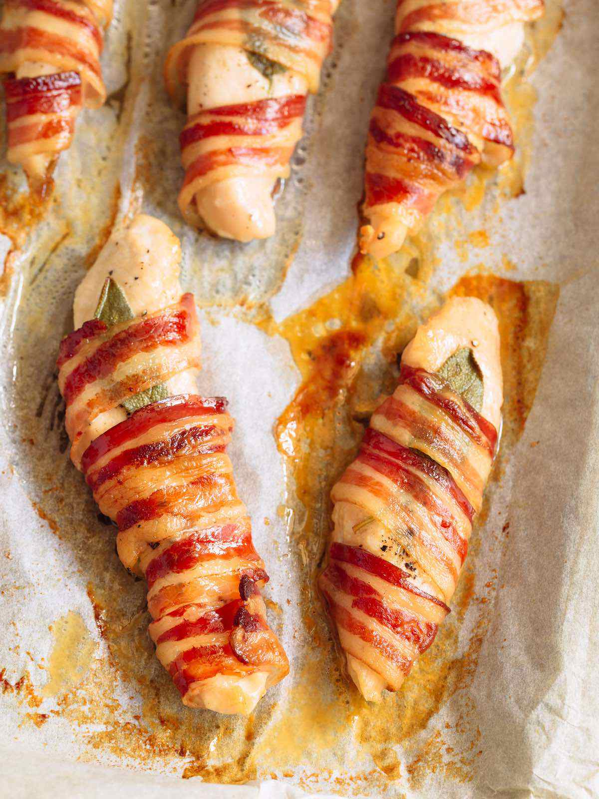 Paleo Bacon Wrapped Chicken Breast