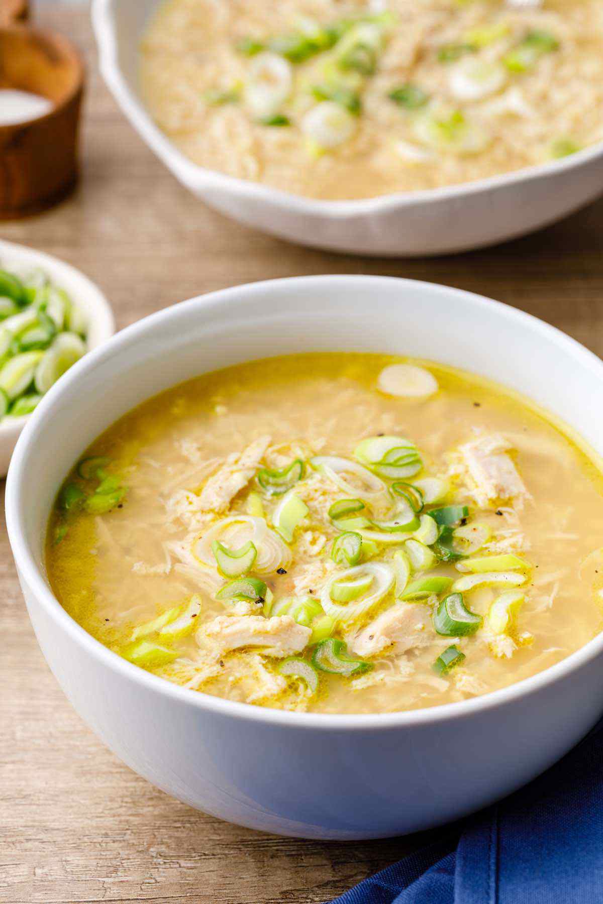 Crockpot Paleo Egg Drop Soup