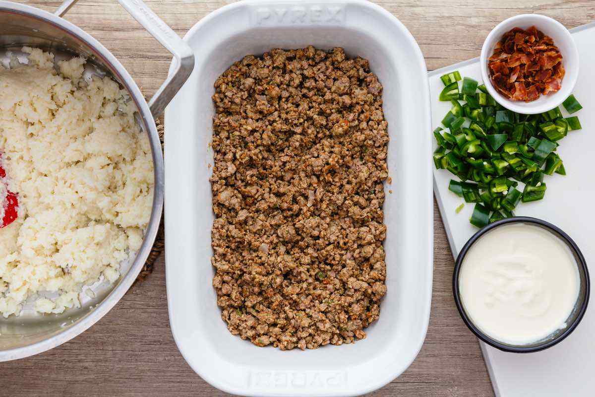 Paleo Stuffed Jalapeno Ground Beef Casserole