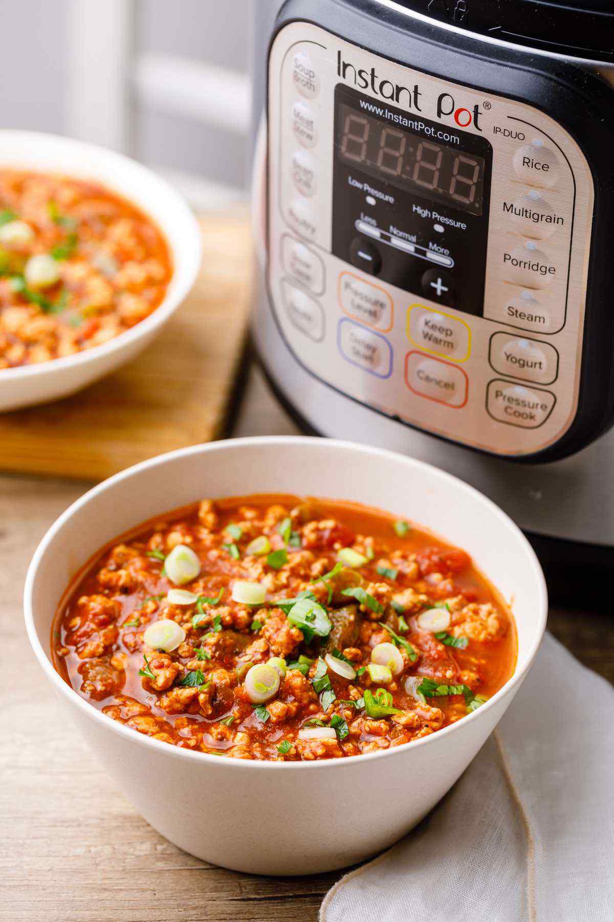 Low Carb Instant Pot Turkey Chili Keto And Paleo Approved Paleo Grubs